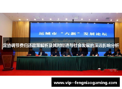 足协调节费归还政策解析及其对经济与社会发展的深远影响分析